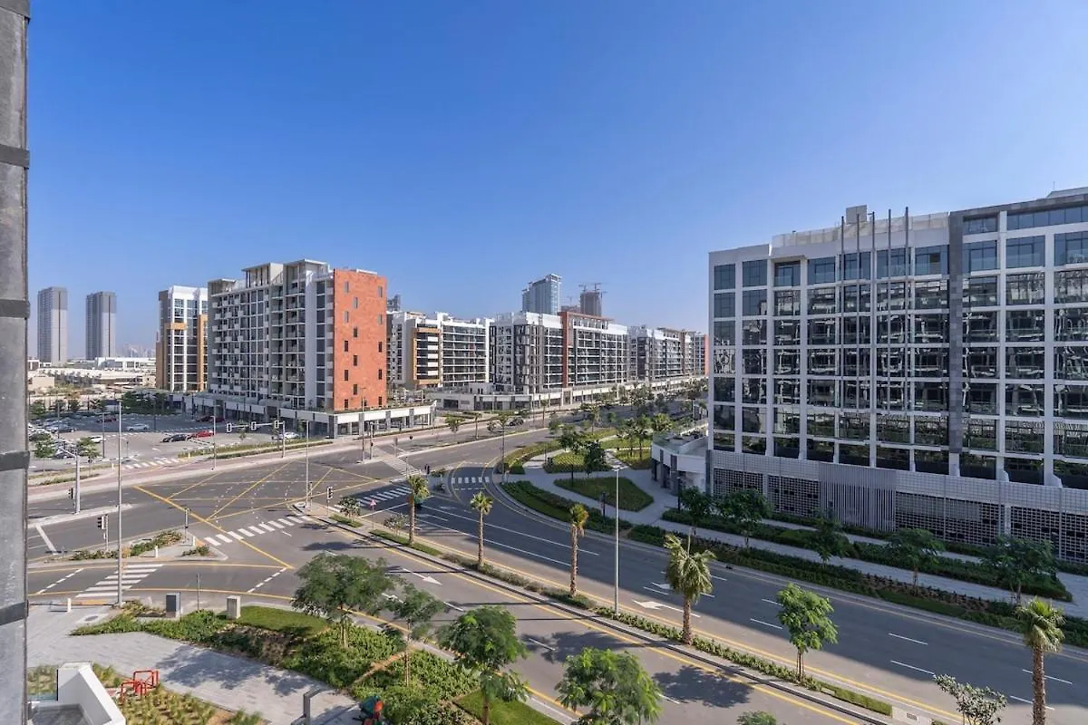شقة Lovable Studio With Street View At Azizi Riviera In Meydan One دبي